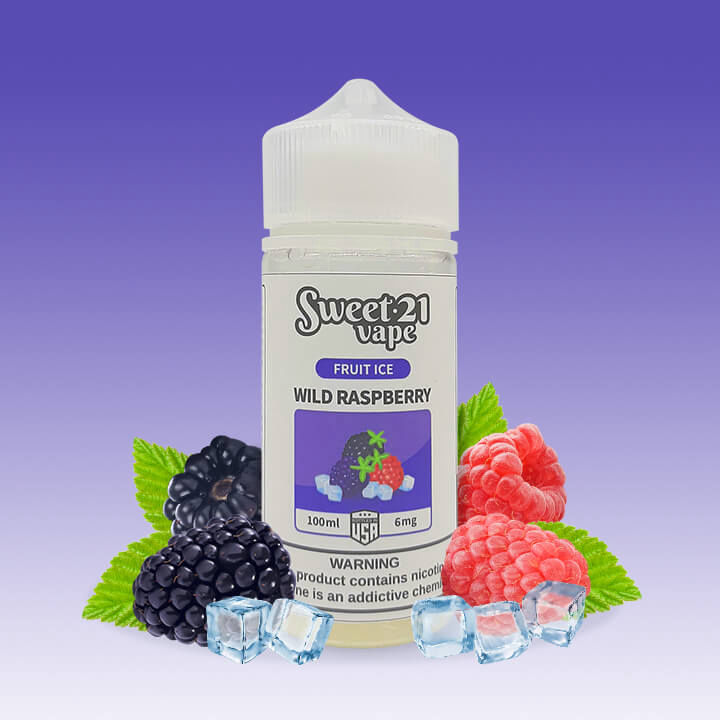 Wild Raspberry Fruity ICE 3/6mg 100ml